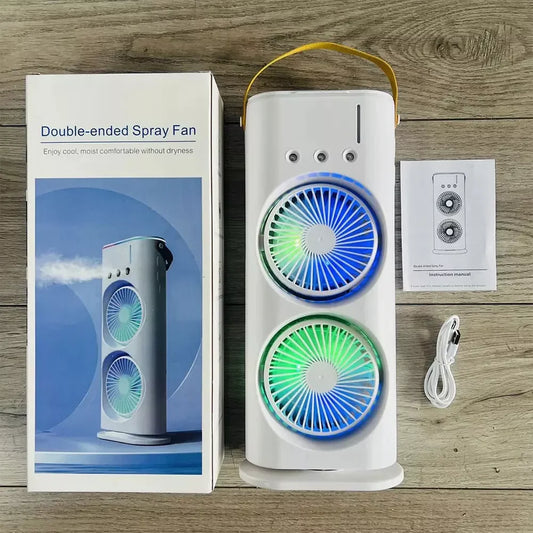 Ventilador Humidificador Doble